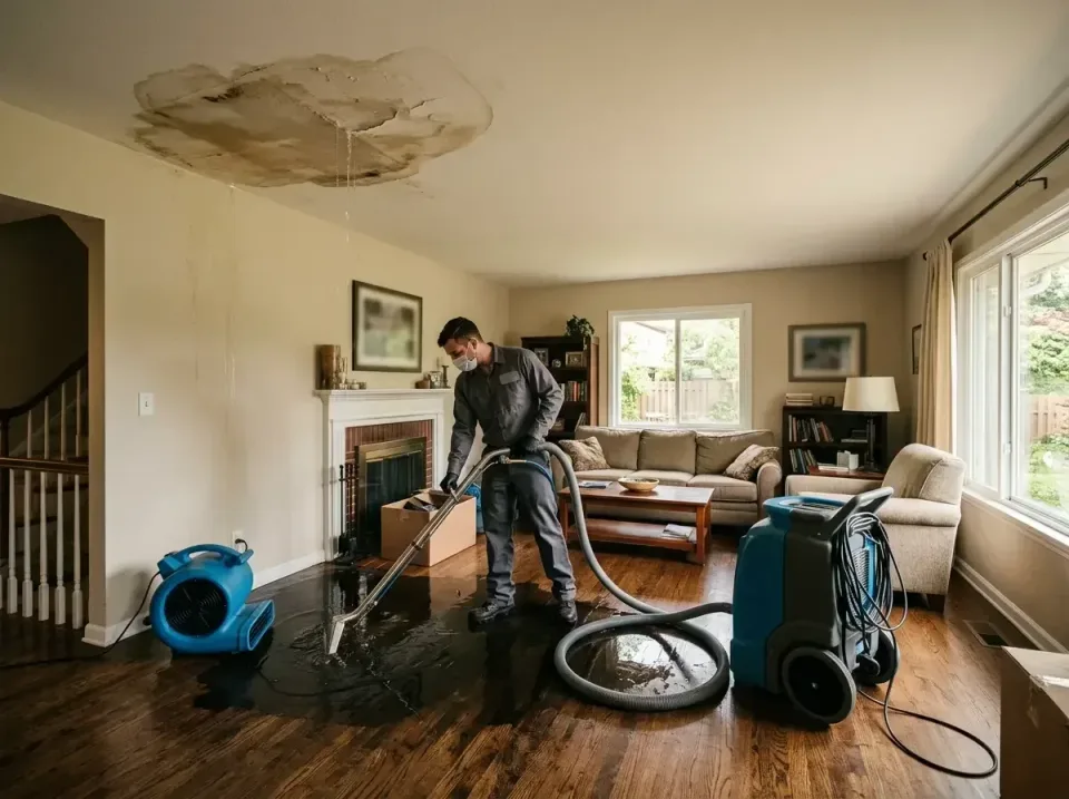 attic-pipe-burst-ceiling-drip-008 — frequently asked questions, Water Damage Restoration & Carpet Care in Millington, TN
